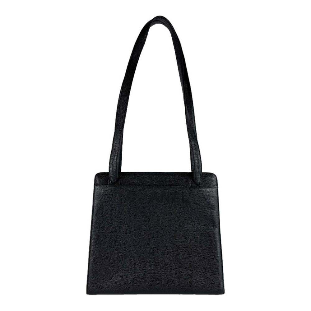Chanel CHANEL Shoulder Bag, Caviar Leather, Black, Women's z9706